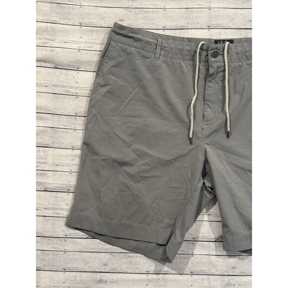 FAHERTY Mens All Day Shorts Sz 38 Heather Gray Stretch Drawstring Zip Pocket - Picture 3 of 16